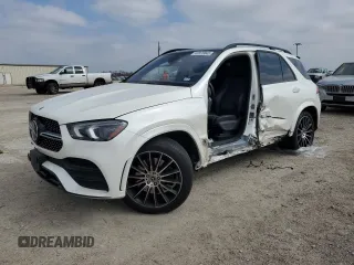 2020 Mercedes-Benz GLE 580 with VIN 4JGFB8GB2LA168470, listed as a Copart auction lot 43975845 with 58,042 mi miles and Salvage title. Bid and sale history available at DreamBid. Image 1.