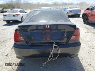2001 Honda Civic EX with VIN 1HGEM22921L042589, listed as a Copart auction lot 52429515 with 204,141 mi miles and Salvage Title. Bid and sale history available at carsss.com. Image 6.