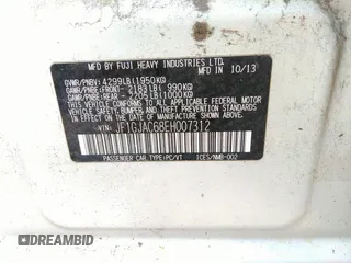 2014 Subaru Impreza Premium with VIN JF1GJAC68EH007312, listed as a IAAI auction lot 42717142 with 111,951 mi miles and . Bid and sale history available at DreamBid. Image 9.