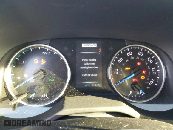 2022 Toyota RAV4 Hybrid SE with VIN 4T3T6RFV3NU070288, listed as a Copart auction lot 77693494 with 32,497 mi miles and Non repairable. Bid and sale history available at DreamBid. Image 9.