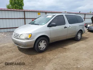 2001 Toyota Sienna LE with VIN 4T3ZF13C91U395004, listed as a IAAI auction lot 42314687 with Not provided miles and . Bid and sale history available at DreamBid. Image 2.