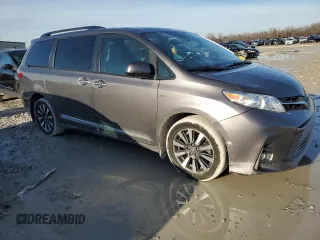 2020 Toyota Sienna XLE with VIN 5TDDZ3DC3LS237516, listed as a Copart auction lot 43732545 with 93,683 mi miles and Salvage title. Bid and sale history available at DreamBid. Image 4.