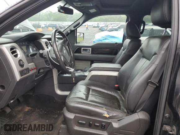 2011 Ford F-150 XL with VIN 1FTFW1EF2BFA54198, listed as a Copart auction lot 61157805 with 121,657 mi miles and Salvage title. Bid and sale history available at DreamBid. Image 7.