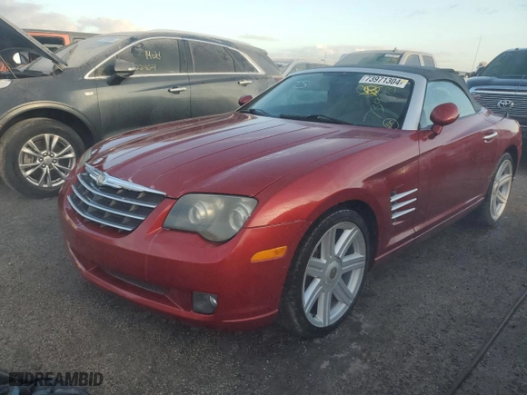 2005 Chrysler Crossfire Limited with VIN 1C3AN65LX5X059717, listed as a Copart auction lot 73971304 with 79,829 mi miles and Non Repairable. Bid and sale history available at carsss.com. Image 1.