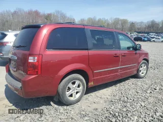 2010 Dodge Grand Caravan SXT with VIN 2D4RN5D1XAR389037, listed as a Copart auction lot 53931905 with 169,794 mi miles and Salvage Title. Bid and sale history available at DreamBid. Image 3.