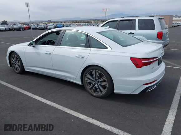 2019 Audi A6 Premium Plus with VIN WAUL2AF28KN022417, listed as a IAAI auction lot 41741395 with 61,767 mi miles. Bid and sale history available at carsss.com. Image 3.