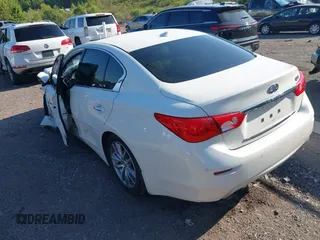 2017 Infiniti Q50 Premium with VIN JN1EV7APXHM737175, listed as a IAAI auction lot 42099700 with 91,200 mi miles and . Bid and sale history available at DreamBid. Image 3.