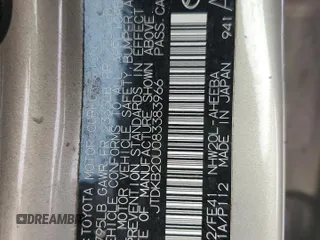 2008 Toyota Prius with VIN JTDKB20U083383966, listed as a Copart auction lot 52203675 with 251,762 mi miles and Salvage Title. Bid and sale history available at carsss.com. Image 13.