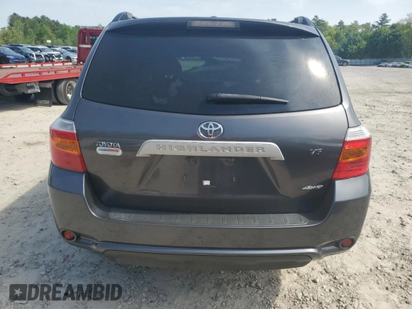 2009 Toyota Highlander with VIN JTEES41A392131631, listed as a Copart auction lot 56846475 with Not provided miles and Clean title. Bid and sale history available at DreamBid. Image 6.