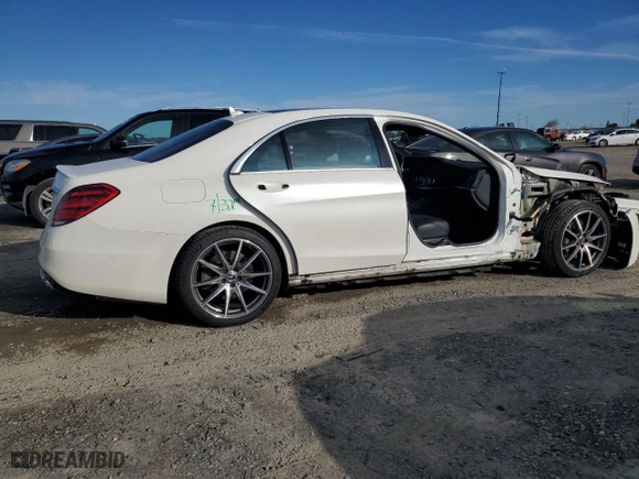 2018 Mercedes-Benz S-Class S 450 with VIN WDDUG6GB4JA356413, listed as a Copart auction lot 45914345 with 113,464 mi miles and Salvage Title. Bid and sale history available at carsss.com. Image 3.