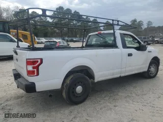 2019 Ford F-150 XL with VIN 1FTMF1CB2KKF30755, listed as a Copart auction lot 42706415 with 0 mi miles and Salvage Title. Bid and sale history available at carsss.com. Image 3.