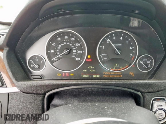 2015 BMW 4 Series 428i with VIN WBA3N7C59FK222559, listed as a Copart auction lot 60604025 with 151,375 mi miles and Salvage title. Bid and sale history available at DreamBid. Image 9.