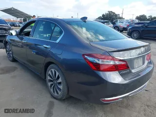 2017 Honda Accord Hybrid EX-L with VIN JHMCR6F55HC027812, listed as a IAAI auction lot 41550180 with 8,539 mi miles. Bid and sale history available at carsss.com. Image 3.