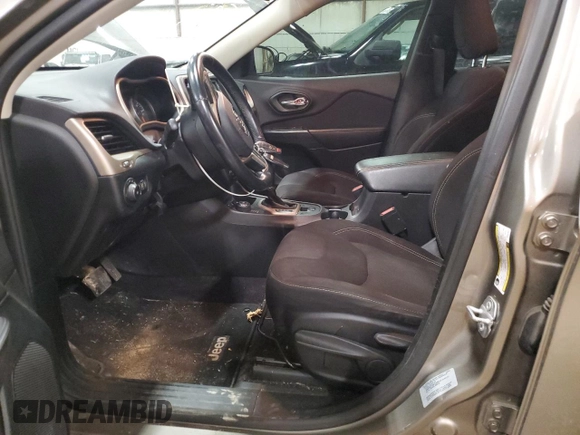 2017 Jeep Cherokee Latitude with VIN 1C4PJMCBXHW529027, listed as a Copart auction lot 53612745 with 101,417 mi miles and Salvage title. Bid and sale history available at DreamBid. Image 7.