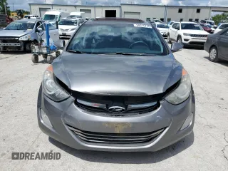 2013 Hyundai Elantra GLS with VIN 5NPDH4AE5DH199454, listed as a Copart auction lot 58515715 with 141,717 mi miles and Salvage title. Bid and sale history available at DreamBid. Image 5.