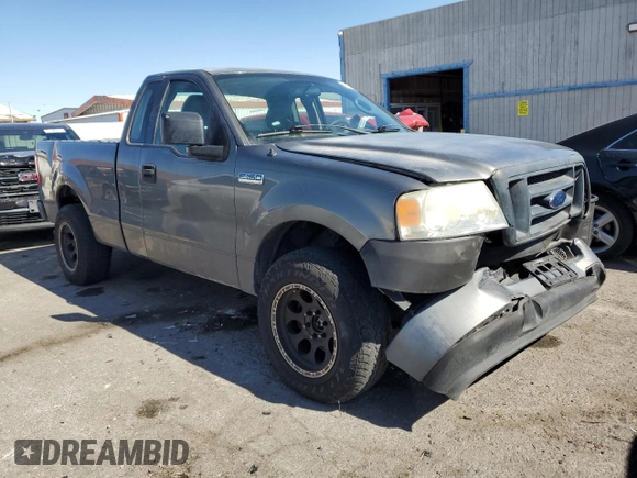 2005 Ford F-150 XL with VIN 1FTRF12225NB31581, listed as a Copart auction lot 46834445 with 201,081 mi miles and Salvage Title. Bid and sale history available at carsss.com. Image 4.