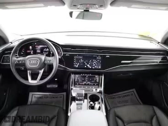 2023 Audi Q8 Premium with VIN WA1AVBF1XPD017791, listed as a Copart auction lot 87534725 with 19,373 mi miles and Clean title. Bid and sale history available at DreamBid. Image 9.