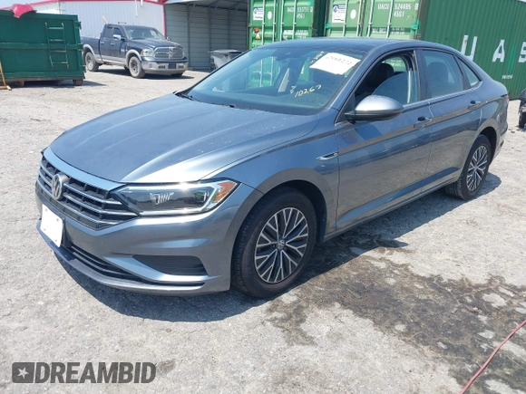 2019 Volkswagen Jetta SEL z VIN 3VWE57BU0KM110267, wystawiony jako IAAI lot #42161272 z przebiegiem 63 955 mil mil oraz . Historia ofert i sprzedaży dostępna na DreamBid. Obrazek 2.