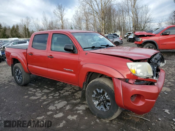 2011 Toyota Tacoma PreRunner with VIN 3TMJU4GN9BM115679, listed as a Copart auction lot 41638605 with 189,614 mi miles and Salvage title. Bid and sale history available at DreamBid. Image 4.