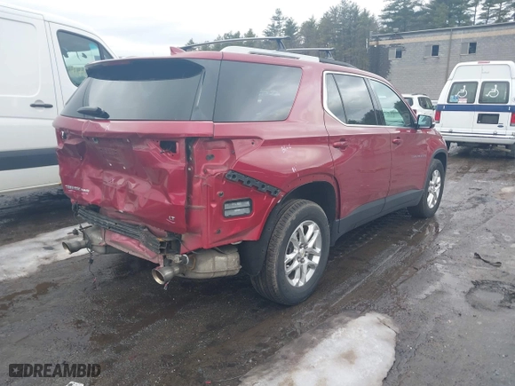 2018 Chevrolet Traverse LT Cloth with VIN 1GNEVGKW3JJ188727, listed as a IAAI auction lot 41740495 with 74,056 mi miles. Bid and sale history available at carsss.com. Image 4.