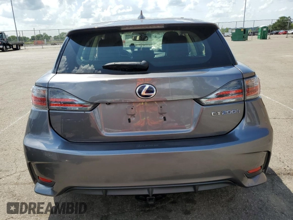 2015 Lexus CT 200h with VIN JTHKD5BH1F2239341, listed as a Copart auction lot 62051495 with 86,804 mi miles and Salvage title. Bid and sale history available at DreamBid. Image 6.