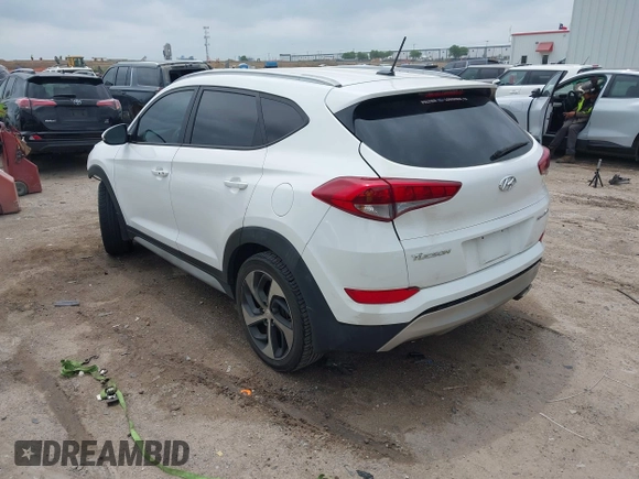 2017 Hyundai Tucson Sport z VIN KM8J33A24HU373555, wystawiony jako IAAI lot #42128819 z przebiegiem 114 084 mil mil oraz . Historia ofert i sprzedaży dostępna na DreamBid. Obrazek 3.