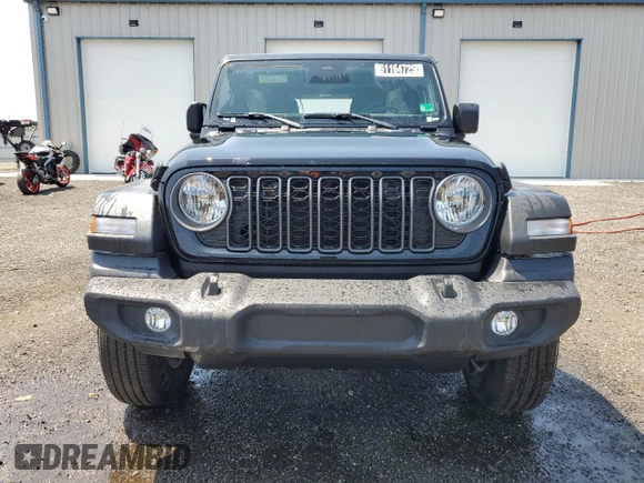 2025 Jeep Wrangler Sport S with VIN 1C4PJXDN1SW598688, listed as a Copart auction lot 61164725 with 281 mi miles and Clean title. Bid and sale history available at DreamBid. Image 5.