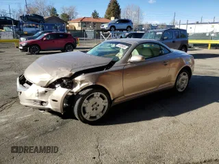 2002 Lexus SC with VIN JTHFN48Y520005046, listed as a Copart auction lot 49508605 with 126,933 mi miles and Salvage Title. Bid and sale history available at carsss.com. Image 1.