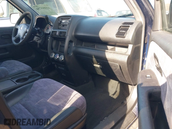 2002 Honda CR-V LX with VIN JHLRD68422C007140, listed as a IAAI auction lot 41093756 with 184,588 mi miles and . Bid and sale history available at carsss.com. Image 5.