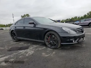 2006 Mercedes-Benz CLS-Class AMG with VIN WDDDJ76X06A053947, listed as a Copart auction lot 71256224 with 155,597 mi miles and Salvage Title. Bid and sale history available at carsss.com. Image 4.