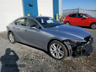 2024 Lexus IS with VIN JTHC81F23R5053973, listed as a Copart auction lot 46417165 with 848 mi miles and Salvage Title. Bid and sale history available at carsss.com. Image 4.
