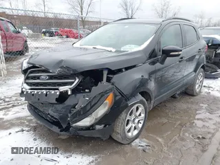 2019 Ford EcoSport SE with VIN MAJ3S2GE7KC278647, listed as a IAAI auction lot 41739717 with 108,935 mi miles and . Bid and sale history available at DreamBid. Image 2.