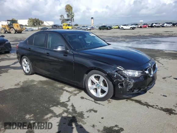 2014 BMW 3 Series 328i with VIN WBA3C1C56EK107662, listed as a Copart auction lot 49327345 with 107,467 mi miles and Salvage Title. Bid and sale history available at carsss.com. Image 4.