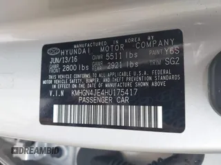 2017 Genesis G80 3.8L z VIN KMHGN4JE4HU175417, wystawiony jako IAAI lot #41818684 z przebiegiem 83 658 mil mil oraz . Historia ofert i sprzedaży dostępna na DreamBid. Obrazek 9.