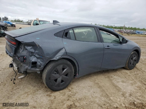 2023 Toyota Prius LE with VIN JTDACAAU5P3004928, listed as a Copart auction lot 51056395 with 58,786 mi miles and Salvage Title. Bid and sale history available at carsss.com. Image 3.