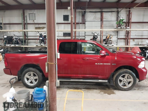 2012 Ram 1500 Sport with VIN 1C6RD7MT5CS130137, listed as a IAAI auction lot 42076238 with 269,336 mi miles. Bid and sale history available at carsss.com. Image 13.