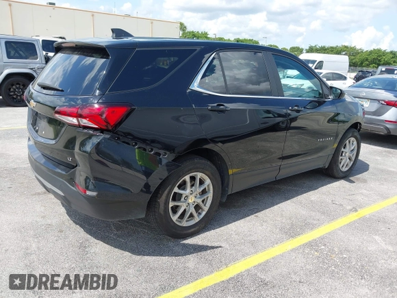 2023 Chevrolet Equinox LT with VIN 3GNAXKEG9PL184781, listed as a IAAI auction lot 42552163 with 42,970 mi miles and . Bid and sale history available at DreamBid. Image 4.