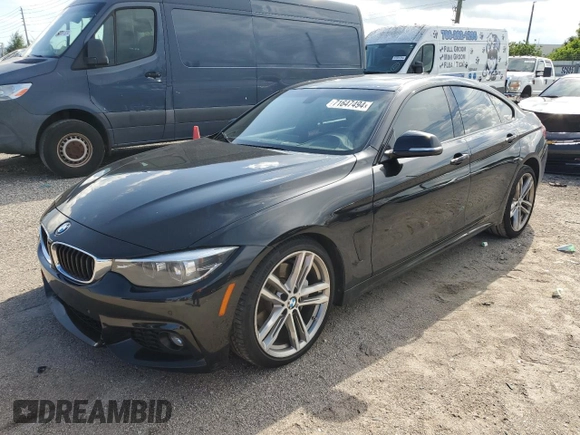 2019 BMW 4 Series 440i z VIN WBA4J5C50KBM66650, wystawiony jako Copart lot #71647494 z przebiegiem 65 537 mil mil oraz Szkoda całkowita • Salvage title. Historia ofert i sprzedaży dostępna na DreamBid. Obrazek 1.