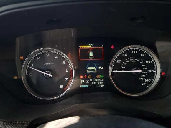 2022 Subaru Forester Touring with VIN JF2SKARC9NH529897, listed as a Copart auction lot 68117264 with 33,469 mi miles and Salvage Title. Bid and sale history available at carsss.com. Image 9.