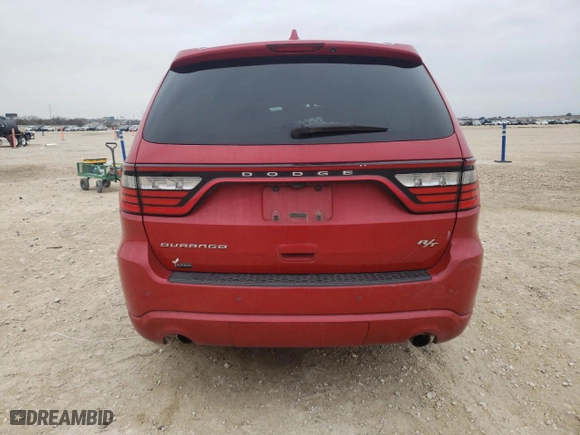 2017 Dodge Durango R/T with VIN 1C4SDHCT4HC906695, listed as a Copart auction lot 42780645 with 72,598 mi miles and Salvage Title. Bid and sale history available at carsss.com. Image 6.