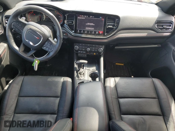 2025 Dodge Durango GT Plus with VIN 1C4RDJDG7SC503972, listed as a Copart auction lot 56074765 with 7,104 mi miles and Salvage title. Bid and sale history available at DreamBid. Image 8.