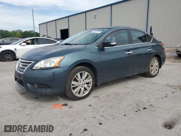 2015 Nissan Sentra SL with VIN 3N1AB7AP7FY218537, listed as a Copart auction lot 50412915 with 89,699 mi miles and Salvage Title. Bid and sale history available at DreamBid. Image 1.