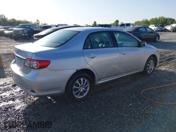 2011 Toyota Corolla L with VIN 2T1BU4EE7BC556064, listed as a IAAI auction lot 41991596 with 246,430 mi miles. Bid and sale history available at carsss.com. Image 4.