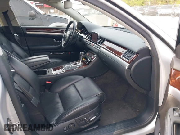 2008 Audi A8 L 4.2L with VIN WAUMV94E68N002117, listed as a IAAI auction lot 41992209 with 113,951 mi miles. Bid and sale history available at carsss.com. Image 5.