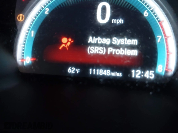 2016 Honda Civic Sedan EX-L with VIN 19XFC1F75GE210803, listed as a IAAI auction lot 41424370 with 111,848 mi miles. Bid and sale history available at carsss.com. Image 15.