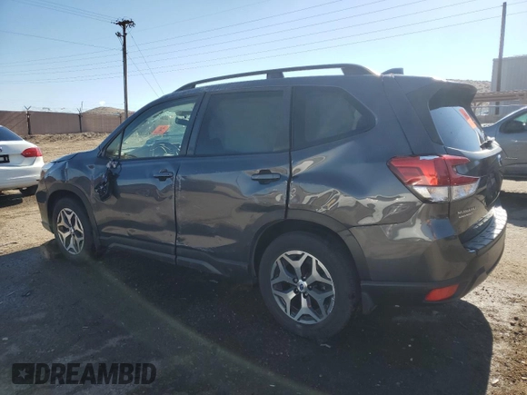 2021 Subaru Forester Premium with VIN JF2SKAJC8MH417084, listed as a Copart auction lot 56158285 with 18,937 mi miles and Salvage title. Bid and sale history available at DreamBid. Image 2.