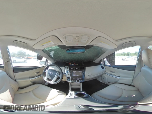 2012 Toyota Prius Two with VIN JTDZN3EU4C3132722, listed as a Copart auction lot 55067085 with 134,276 mi miles and Salvage Title. Bid and sale history available at DreamBid. Image 15.