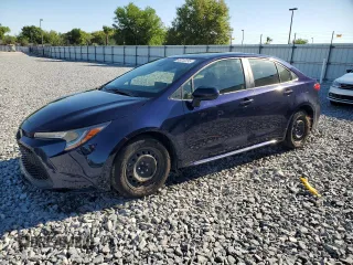 2021 Toyota Corolla LE with VIN JTDEPMAE9MJ137666, listed as a Copart auction lot 49312235 with 62,740 mi miles and Non Repairable. Bid and sale history available at carsss.com. Image 1.