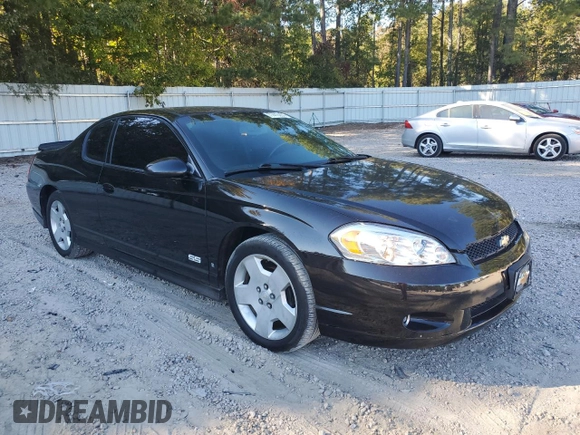 2006 Chevrolet Monte Carlo SS with VIN 2G1WL15C569370054, listed as a Copart auction lot 77416284 with 143,299 mi miles and Clean Title. Bid and sale history available at carsss.com. Image 4.