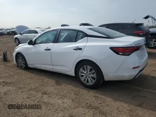 2024 Nissan Sentra S with VIN 3N1AB8BV0RY218483, listed as a Copart auction lot 54877765 with 44,261 mi miles and Non repairable. Bid and sale history available at DreamBid. Image 2.